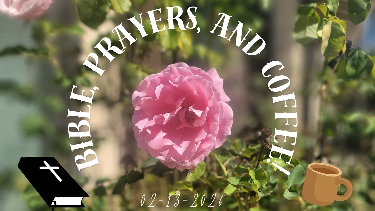 Bible, Prayers, and Coffee!  Spending time with Jesus! (February 13, 2026)