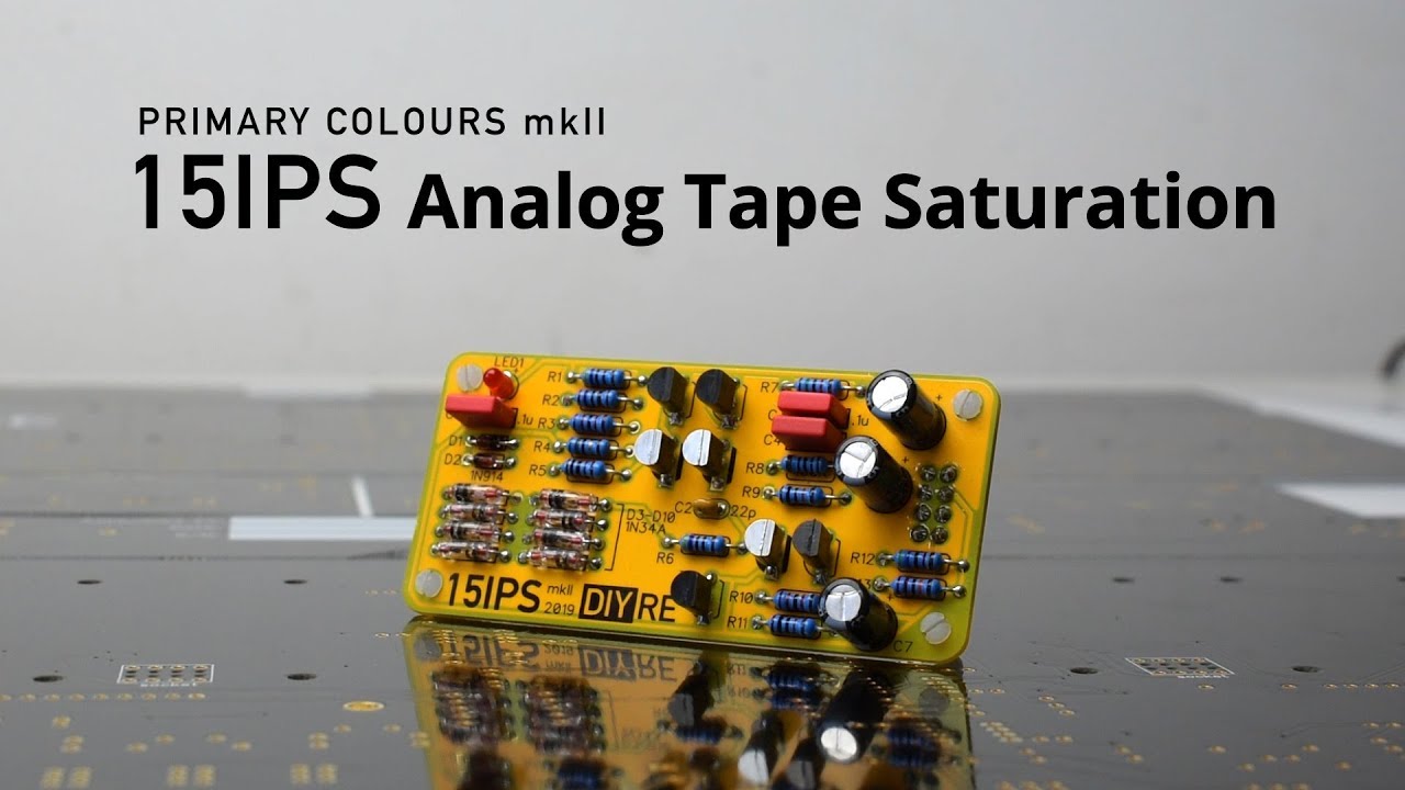 Introducing the 15IPS mkII Analog Tape Saturation
