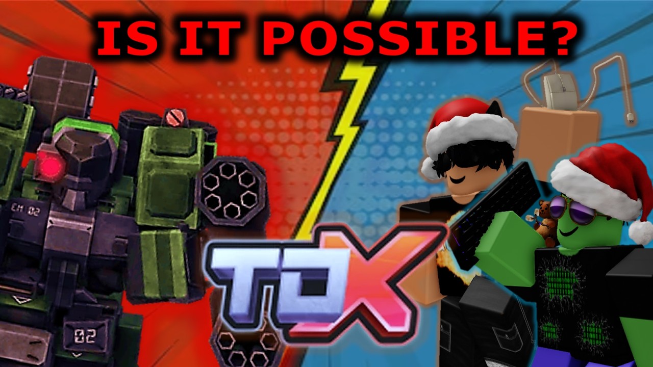 Can we beat TDX with SPLIT CONTROLS?? | ROBLOX