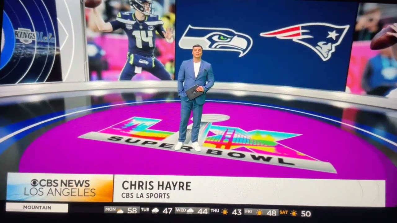 KCAL 9 CBS L.A. &ldquo;Sports Central&rdquo; Sunday Night open February 8, 2026