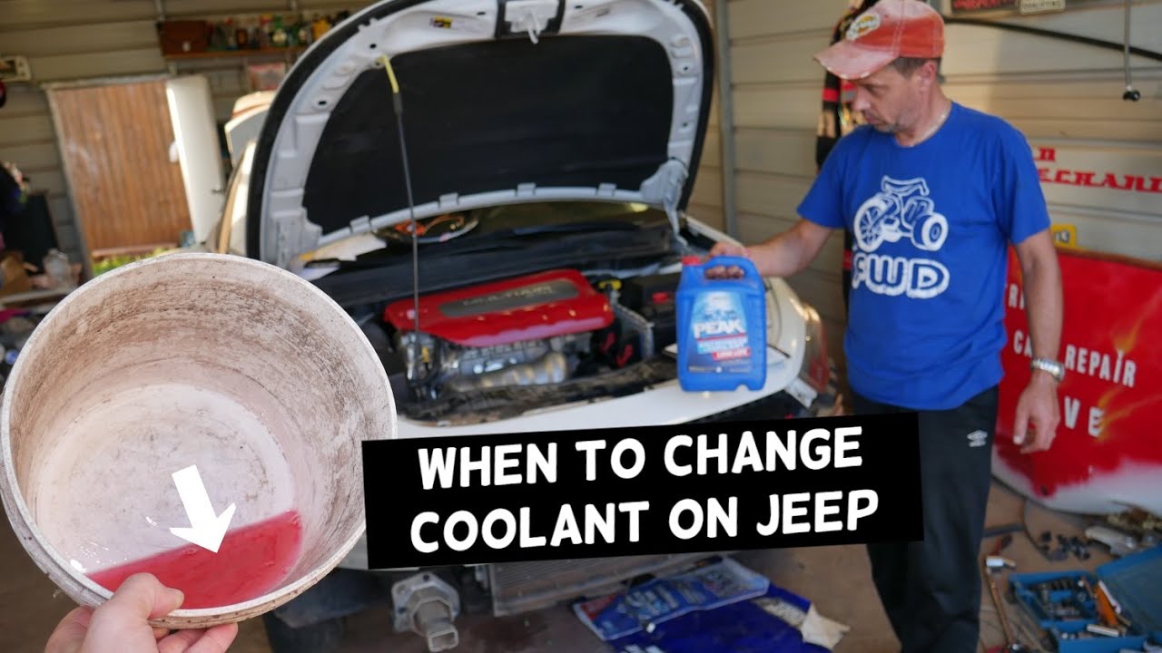 WHEN TO CHANGE COOLANT ON JEEP CHEROKEE, JEEP COMPASS, JEEP RENEGADE
