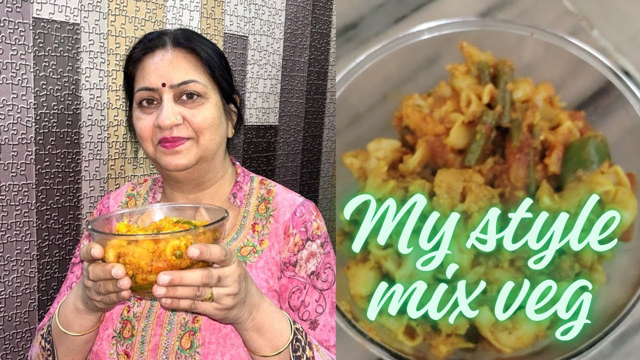 Itni Tasty Mix Veg 2 Time Khai Fir Bhi Mann Nhi Bhara😋