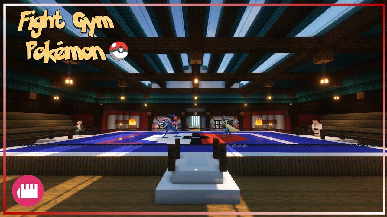 How to Build a Pok&eacute;mon Fighting Gym in Minecraft (Dojo Tutorial) 🥊