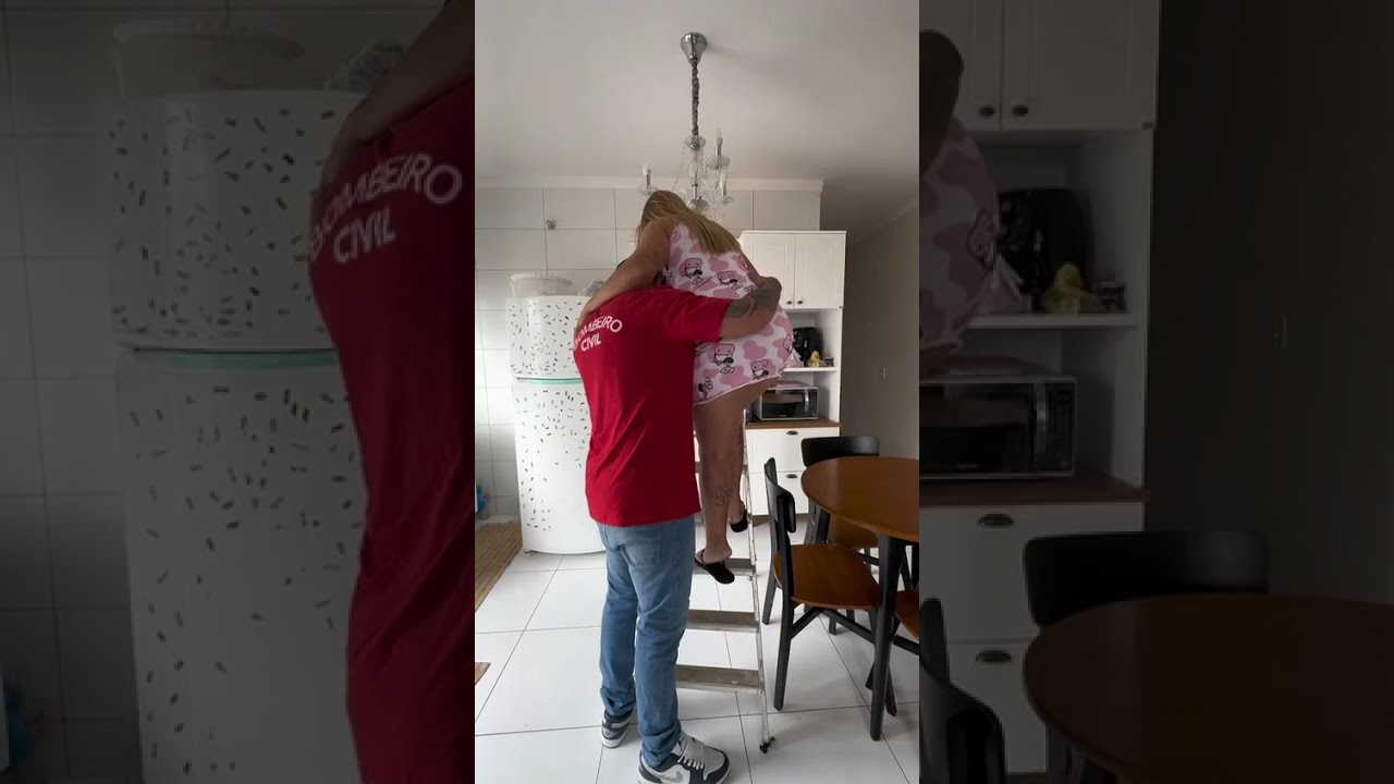 Vizinho levou a escada pra troca a lâmpada dela @Novelinhasdavida 