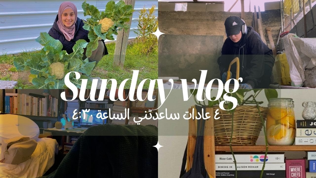 👩🏽‍🌾 يومياتي في الحديقة | و ٤ عادات ساعدتني في الاستيقاظ الساعة ٤:٣٠