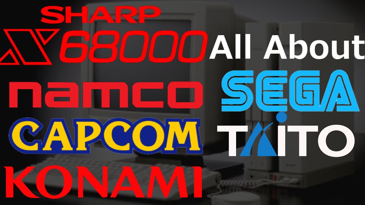 SHRP X68000 ИГРЫ [NAMCO & KONAMI & SEGA & CAPCOM & TAITO]