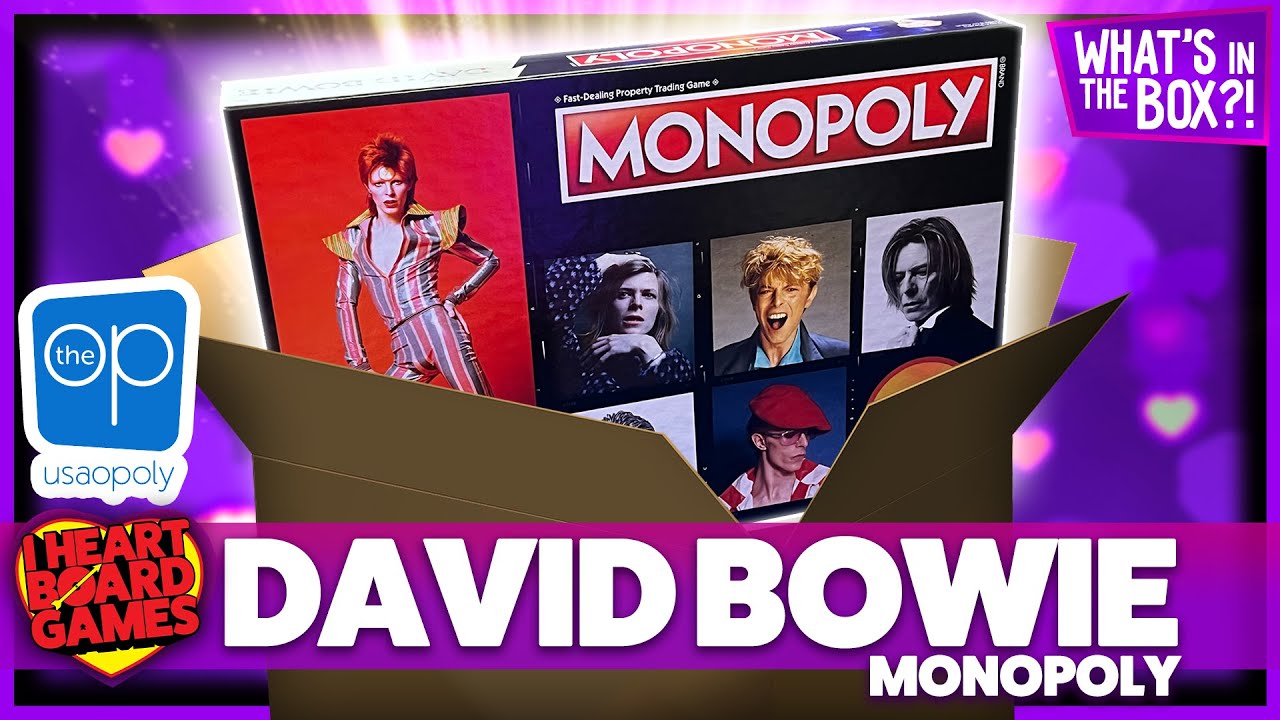 David Bowie Monopoly Unboxing: What's In The Box?! (Thanks to The Op Games!)