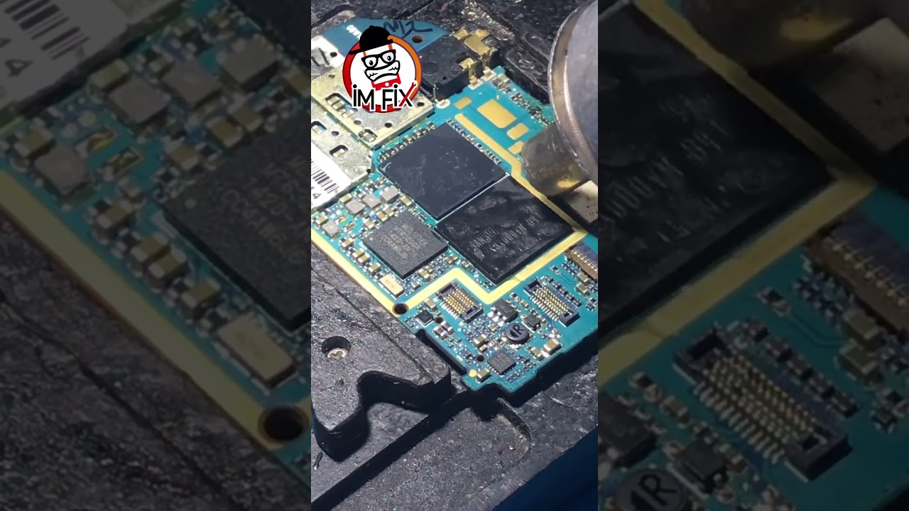 Removing cpu and emmc  for data recovery