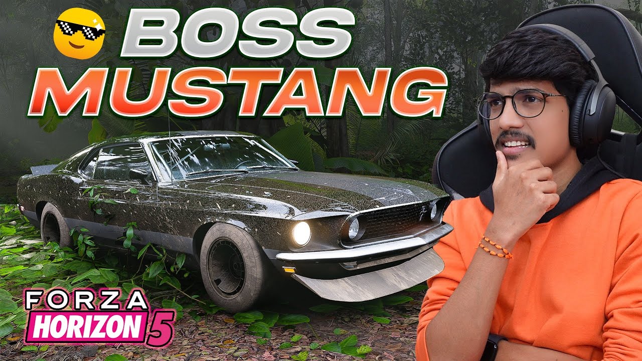 BOSS MUSTANG RESTORATION In Forza 5 😍Forza Horizon 5 | LOGITECH G29