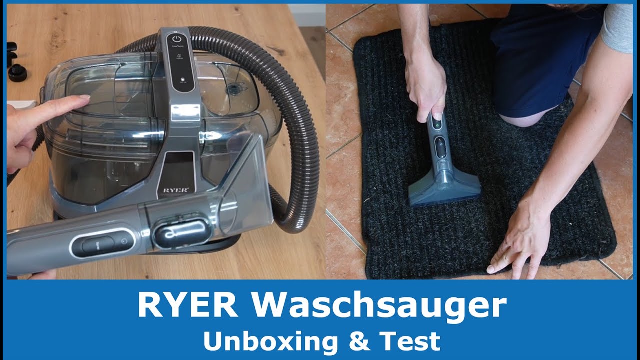 RYER Waschsauger & Nasssauger im Test || Autoreinigung und Flecken entfernen (Polsterreiniger)