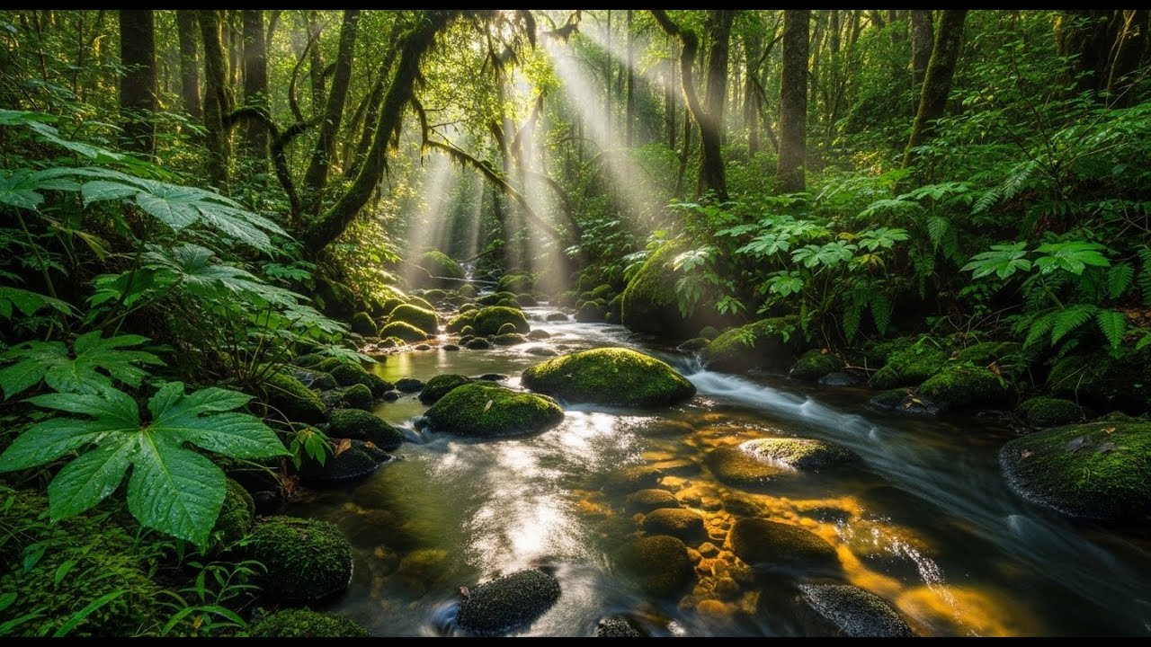 Forest Stream Serenity | Relaxing Nature Music for Stress Relief and Focus