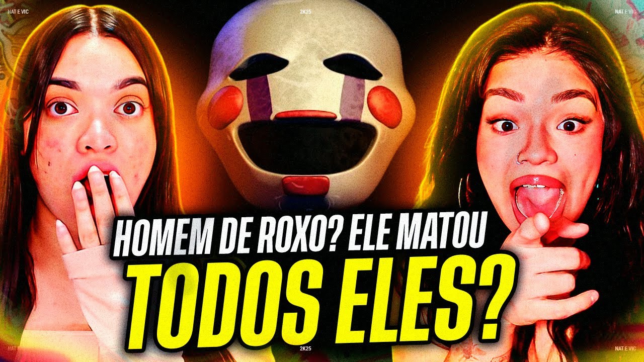 REAGINDO a VERDADEIRA HISTÓRIA DE FIVE NIGHTS AT FREDDY'S (parte 2) - HUEstation