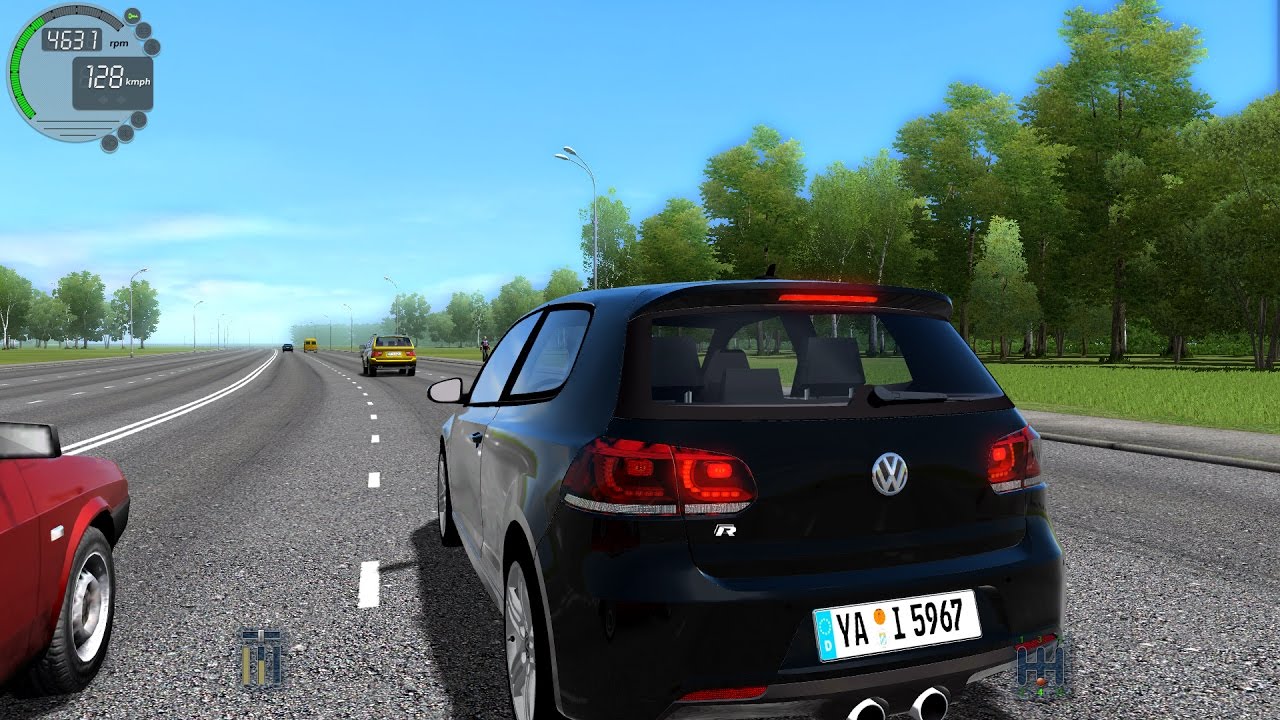 City Car Driving 1.5.3 Volkswagen Golf R TrackIR 4 Pro [1080P]
