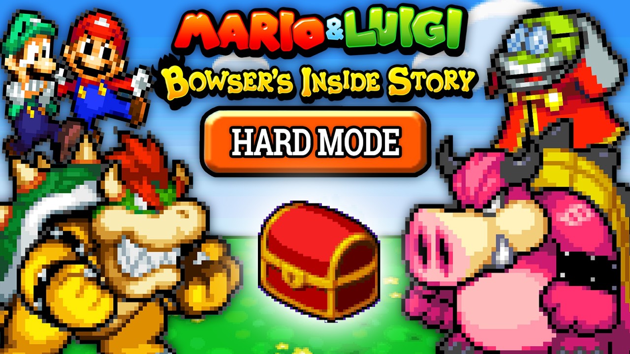 I tried Hard Mode in the BEST Mario & Luigi Game