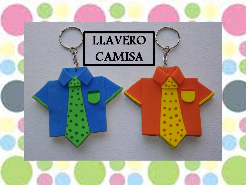 LLAVERO CAMISA( REGALO PARA PAPÁ)