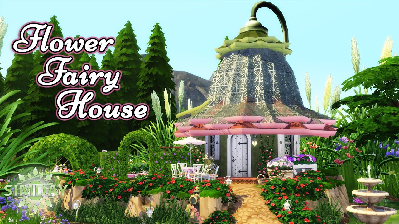 Tiny Flower Fairy House | The Sims 4 Stop Motion Speed Build