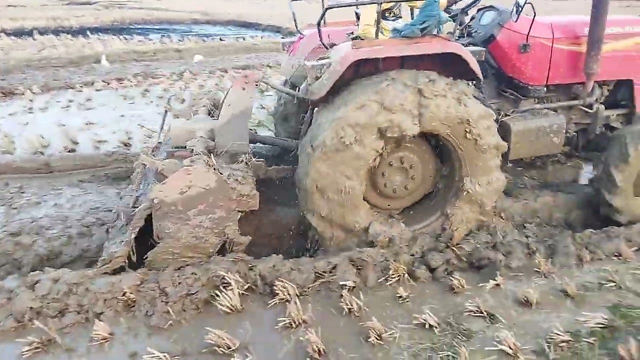 Mahindra yovo 585 di mat 4wd m2 nomber rotavator performance old model 