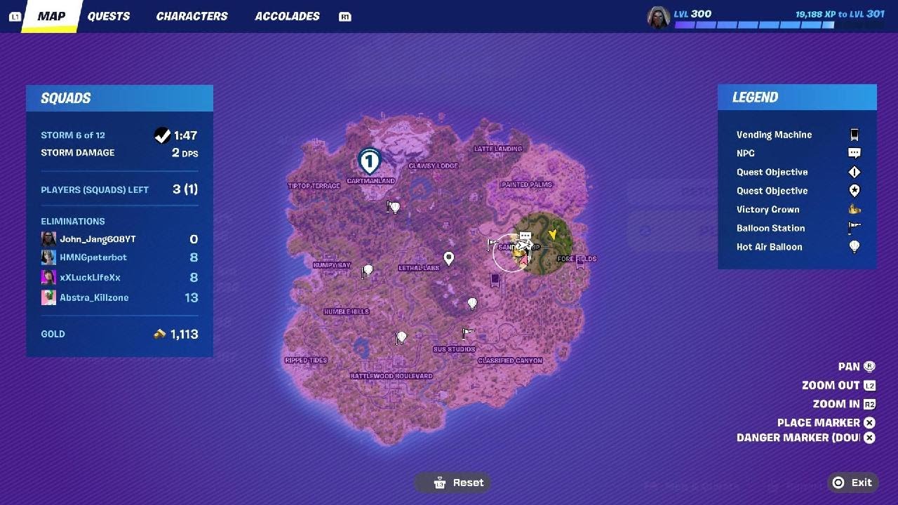 Fortnite Ch7S1 BR Squad - 6th Dub