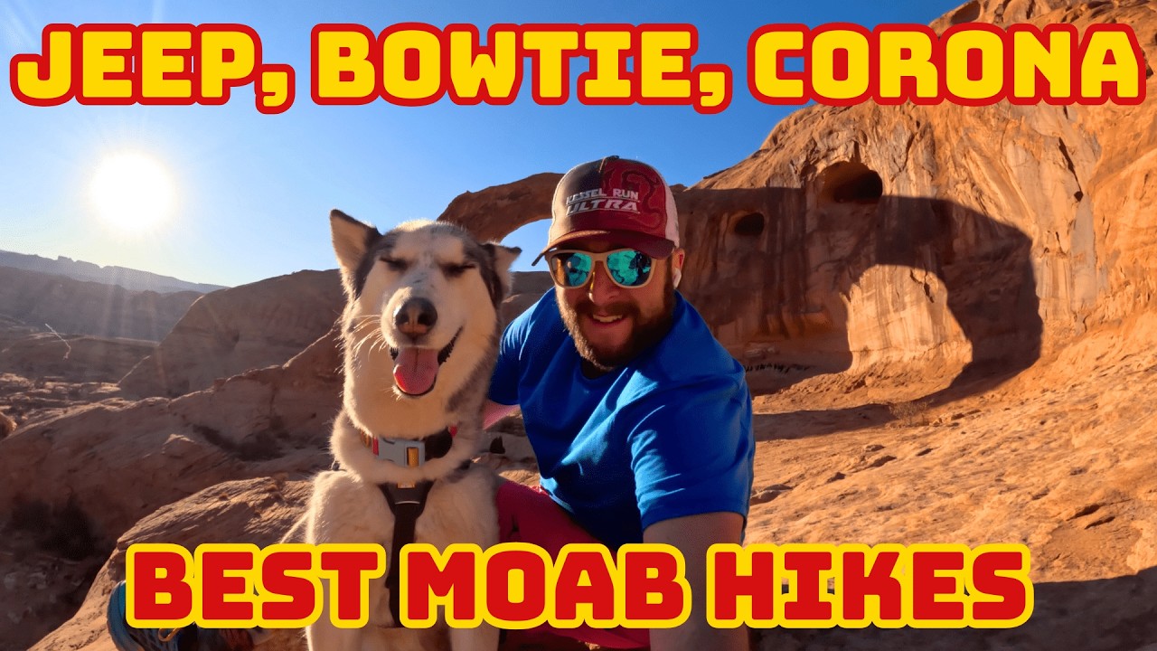 THREE Arches. ONE Hike. Moab Classics: Jeep, Bowtie & Corona Arch Hike Guide