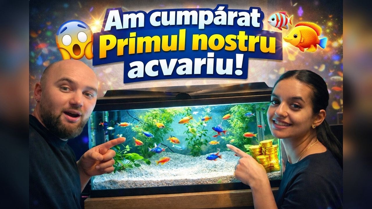 Ne-am cumpărat primul acvariu! Nu ne așteptam la asta… 😱🐠