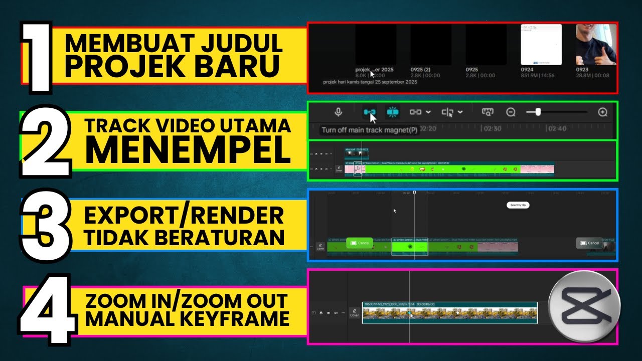 4 Menu Yang Sering Di Gunakan Tapi Tersembunyi Di Capcut PC Yang Bikin Pemula Kebingungan