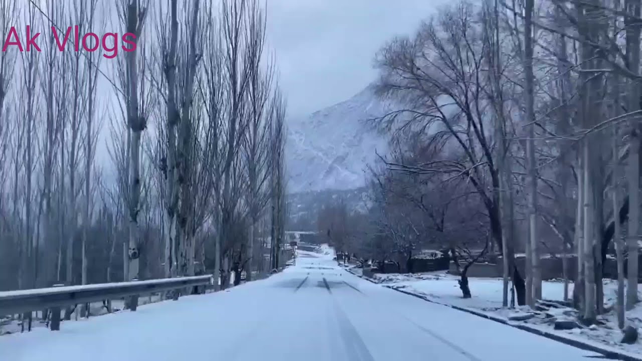 Babusar Top Chilas Snow-Fall Scene | Ak Vlogs