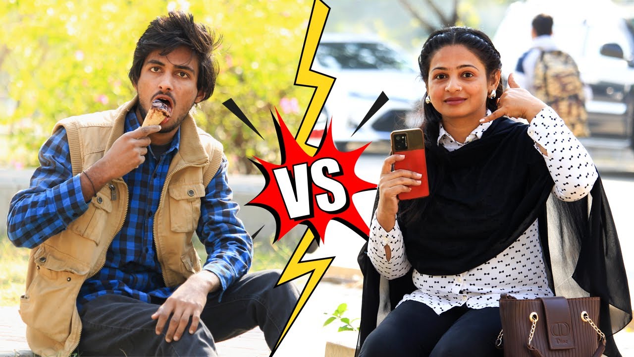 Blind Boy Eating Ice-cream