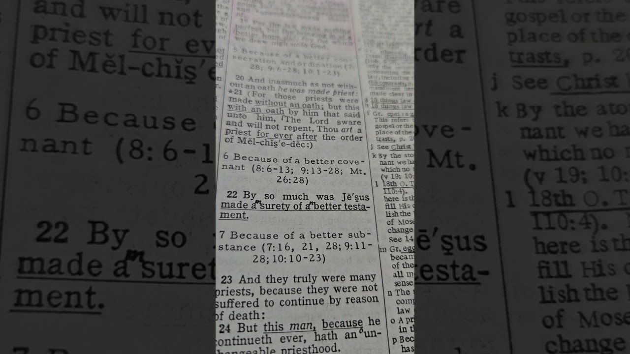 Heb.7:22...A Surety