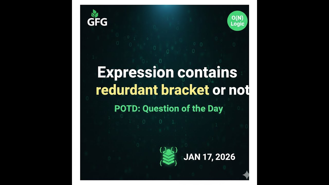 Expression contains redundant bracket or not
