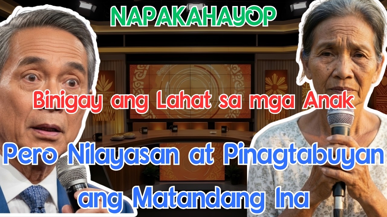 NAPAKAHAYOP Binigay ang Lahat sa mga Anak, Pero Nilayasan at Pinagtabuyan ang Matandang Ina