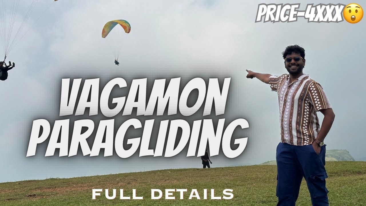 Scared to Death 😰| Paragliding at Vagamon 🪂 | Vagamon | Prasanthvlogs