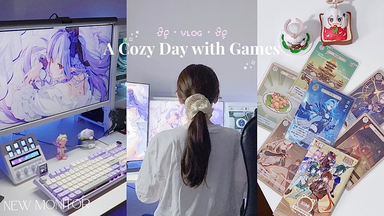sub•vlog | ゲームイベント管理🎀☑️ゼンゼロ.原神プレイ⁎⁺˳✧ 七聖召喚カード開封🃏