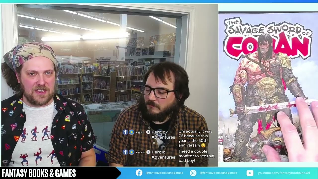 Comic Preview Stream 2/3/26