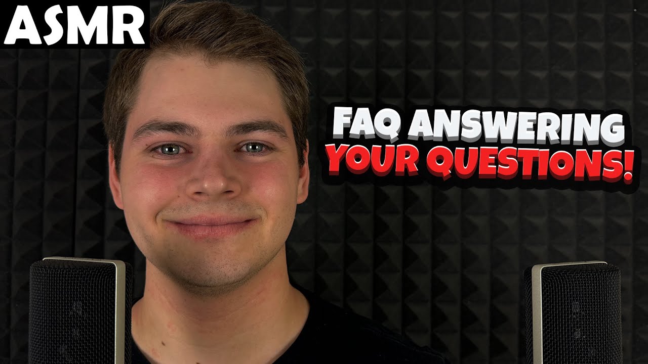 АСМР - FAQ - ANSWERING YOUR QUESTIONS! (RUSSIAN) ASMR Tony Russian