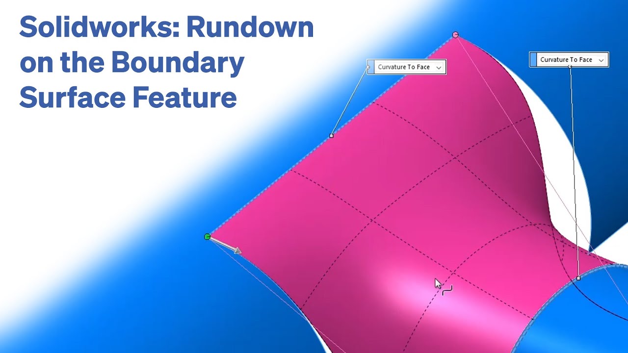 Solidworks: Краткое описание функции граничной поверхности