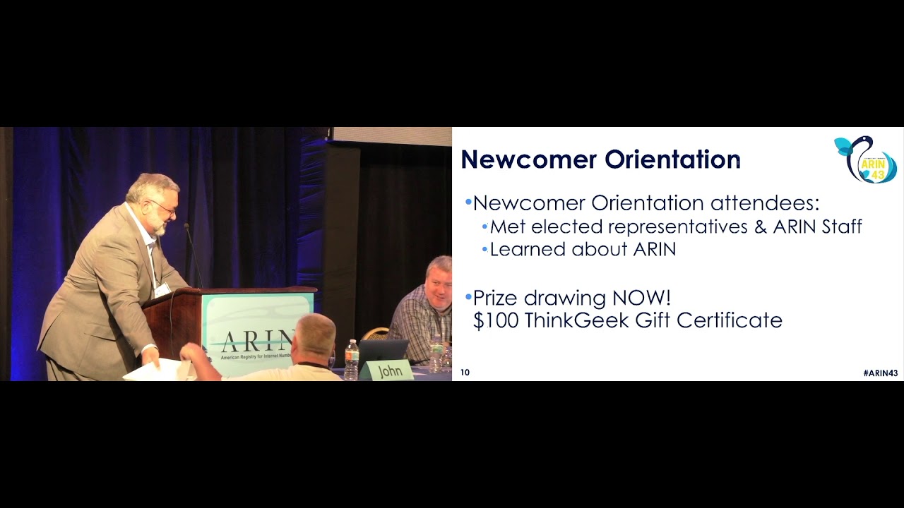 Public Policy Meeting, Day 1 - Opening Announcements