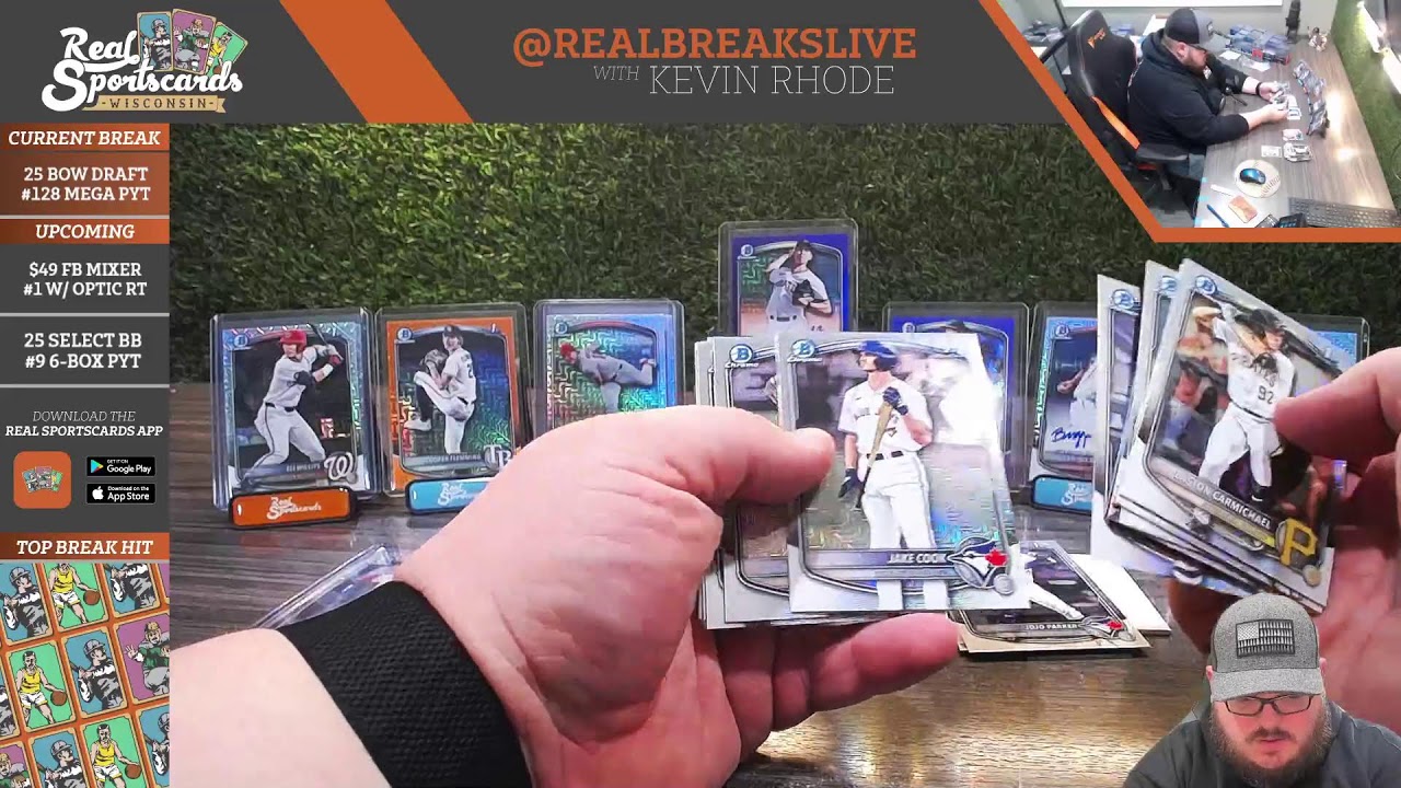 2025 Bowman Draft #128 MEGA CASE Pick Your Team (2/9/26)