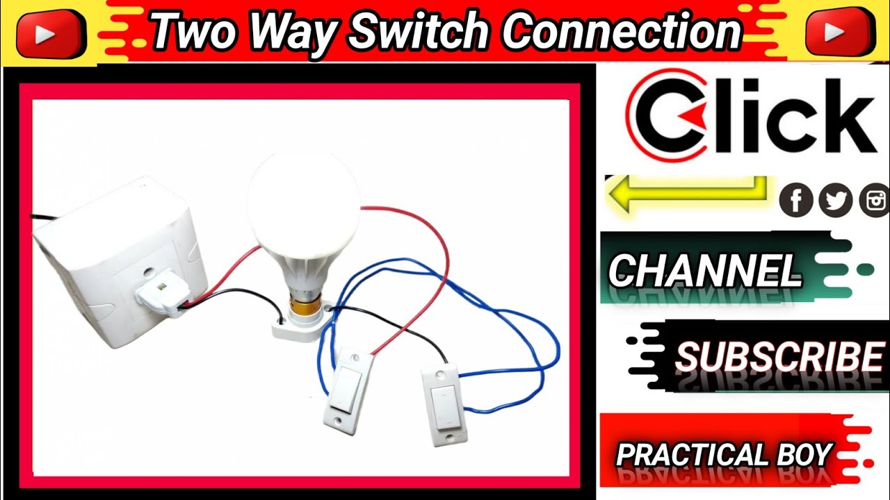 Two Way Switch Connection In Hindi | Explain Staircase Wiring System | 🤔🤔