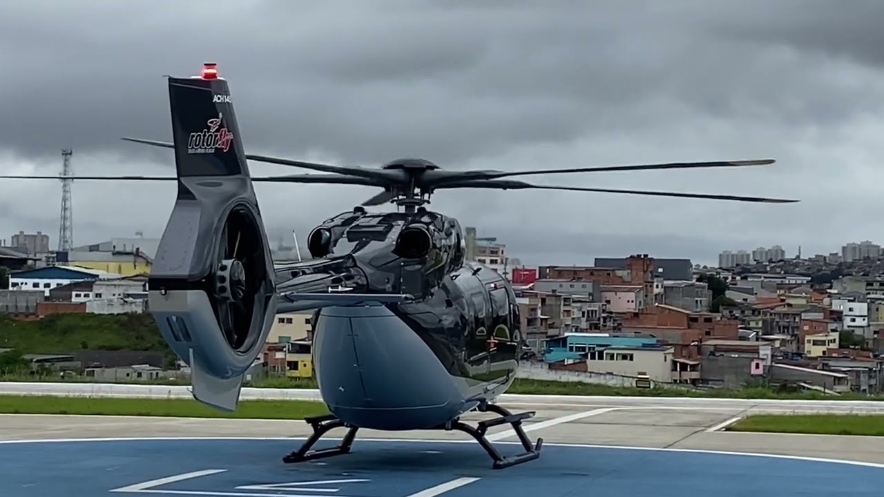 🚁 Movimentação de Helicópteros no Centro de Manutenção do Helipark | Comando Coletivo