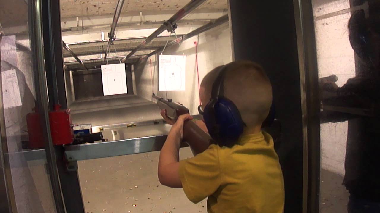 Matthew at Red's Indoor Gun Range.