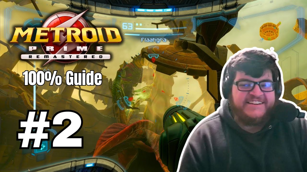 Metroid Prime Remastered - Flaahgra, Varia Suit, Boost Ball, Space Jump - 100% Walkthrough Part 2