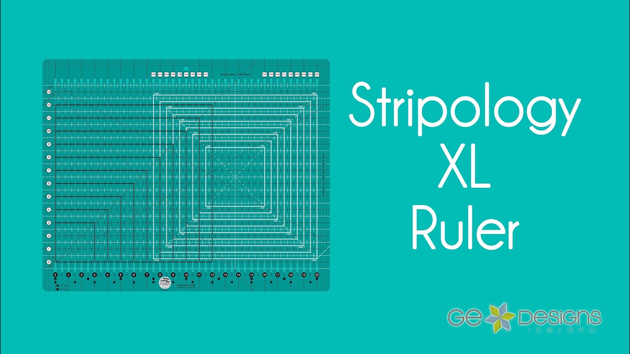 How to use the Stripology XL Ruler.