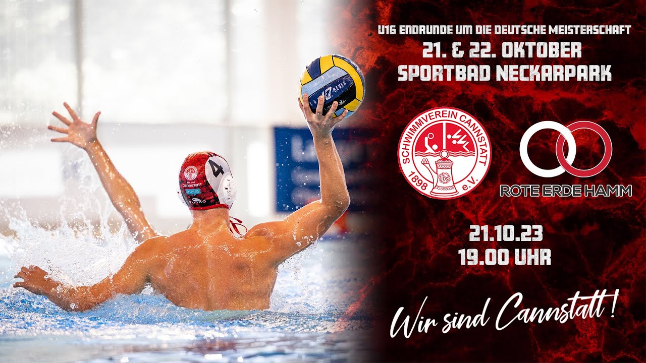 SV Cannstatt vs. Rote Erde/SWIM-TEAM TuS 1859 Hamm | U16 DM Endrunde 22/23 | SVC Waterpolo