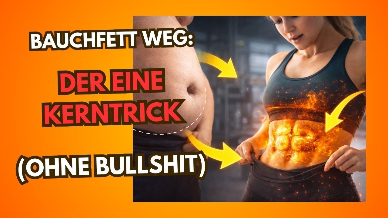 Bauchfett weg   Der eine Kerntrick ohne Bullshit