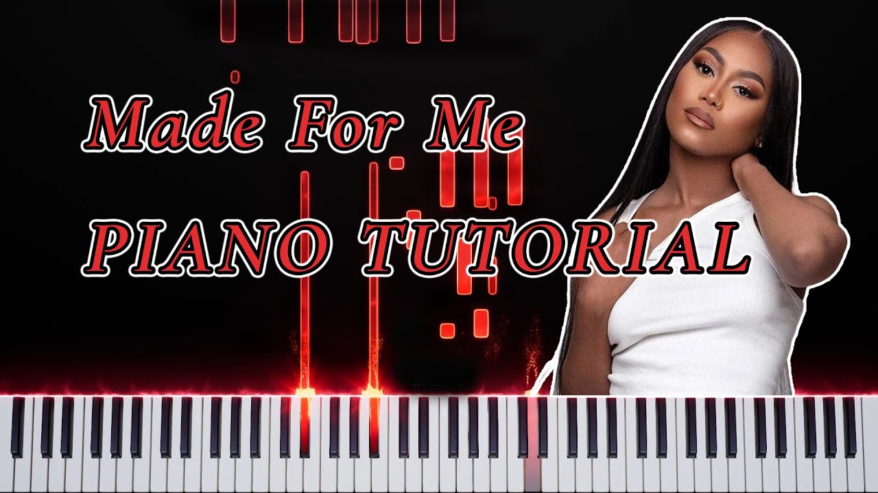 HOW TO PLAY: Muni Long - Made For Me - Piano Tutorial / Piano Karaoke [Synthesia]
