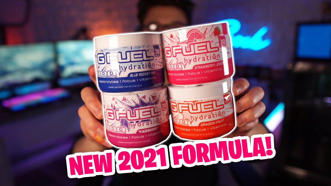 TRYING THE NEW G-FUEL "HYDRATION FORMULA" IN 2021! - WHAT HAS CHANGED?