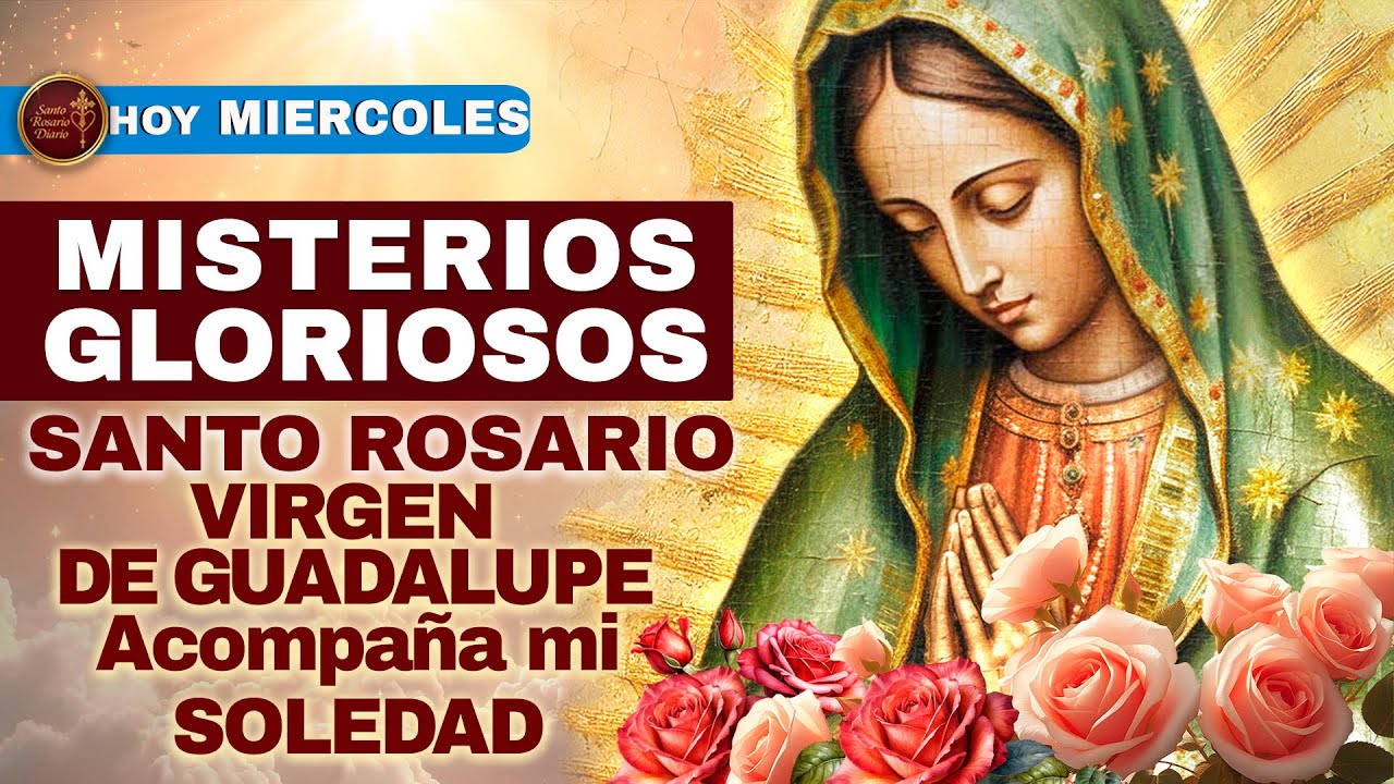 Santo Rosario HOY Virgen de Guadalupe | Misterios Gloriosos — esperanza en la soledad del Adviento
