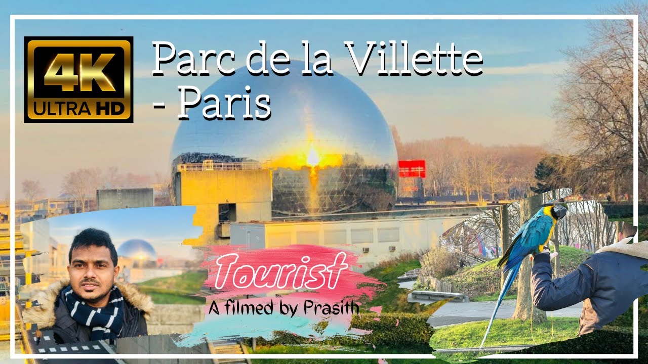 Paris | France 🇫🇷 4k | parc de la Villette | walking tour of paris| 4k video