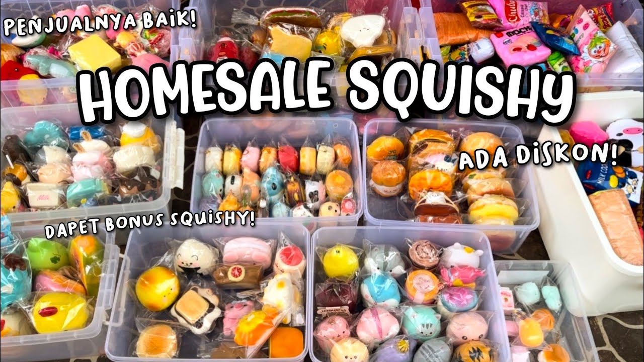 HOMESALE SQUISHY ADA DISKON SPESIAL LIBURAN SEKOLAH Ft @Desta Davina  || HomeSale Squishy #29