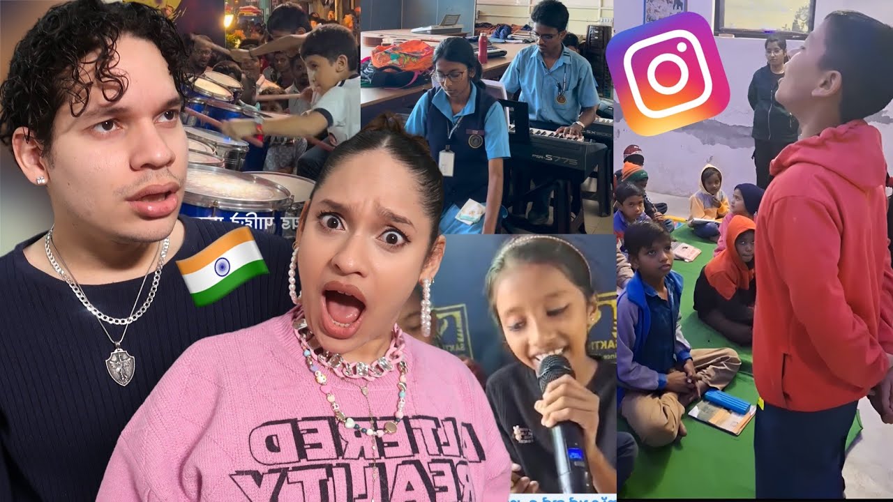 Indian KIDS are built DIFFERENT! Latinos react to Indian Kids SINGING